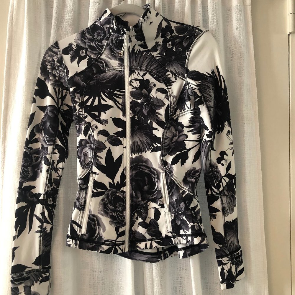Lululemon Floral Zip Up Jacket